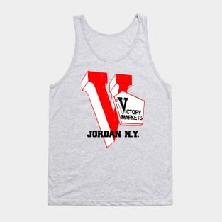 Victory Market Former Jordan NY Grocery Store Logo Tank Top